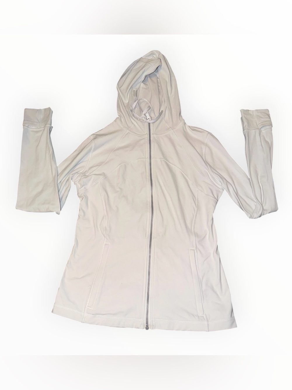 Authentic Lululemon Hooded Define Jacket in Nulu- White